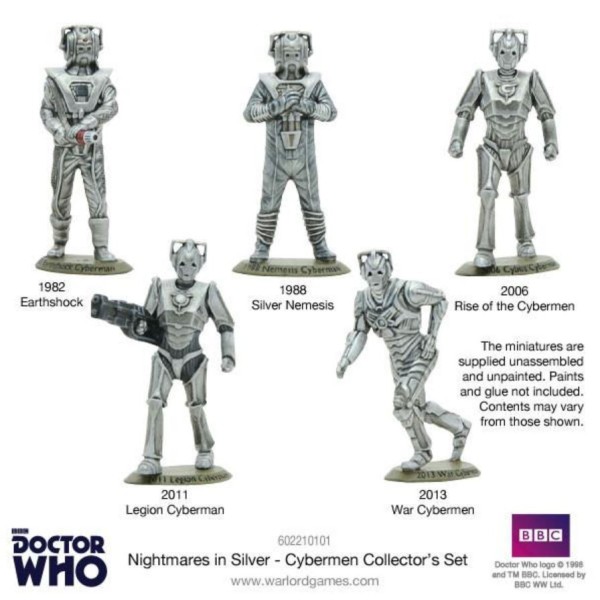 The Dr Who Miniatures Game - Nightmares in Silver: Cybermen Collector's Set