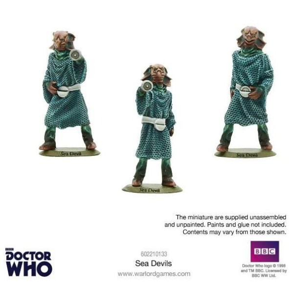 The Dr Who Miniatures Game - Sea Devils
