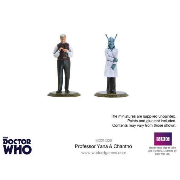 The Dr Who Miniatures Game - Professor Yana & Chantho