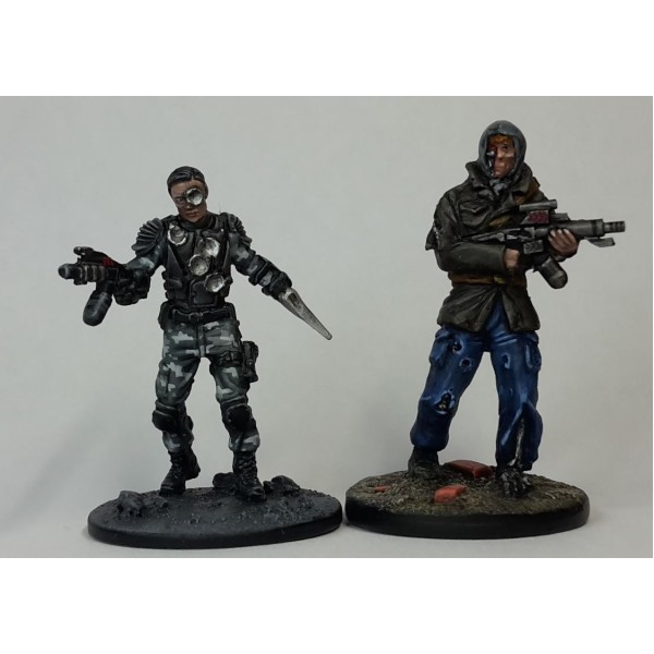 Terminator Genisys - The Miniatures Game -  T1000 and Infiltrator - metal