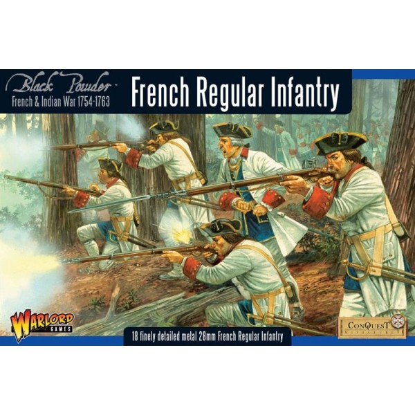 Warlord Games - French Indian War - French Regular Infantry 