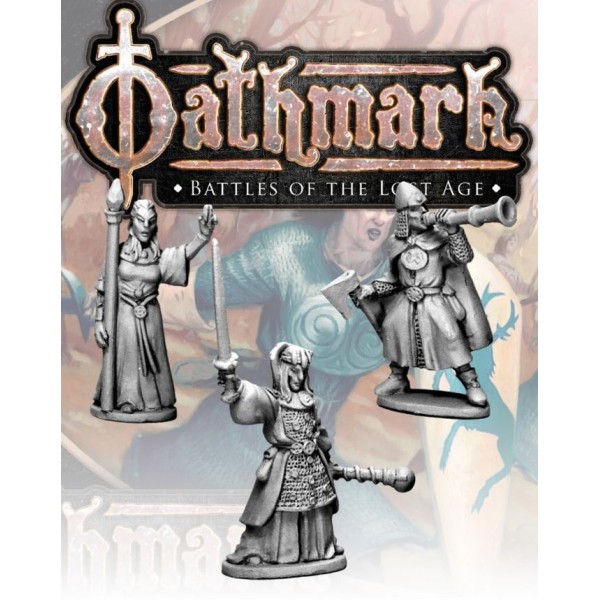 Oathmark - Elf Infantry - Elf King, Wizard and Musician