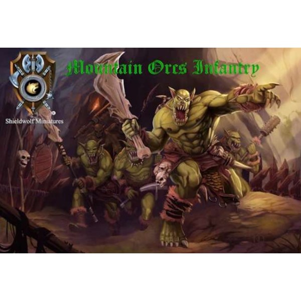 Shieldwolf Miniatures - Mountain Orc - Boxed set