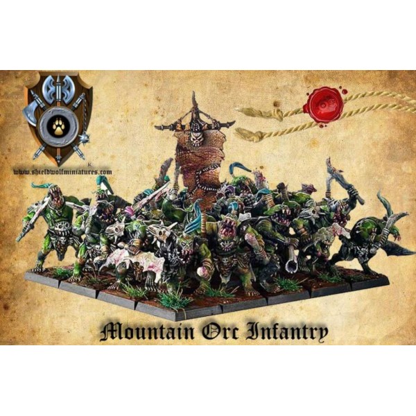 Shieldwolf Miniatures - Mountain Orc - Boxed set