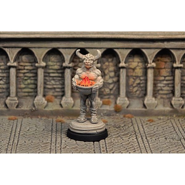 Clearance - Otherworld Miniatures - Demon Statue, inanimate v1