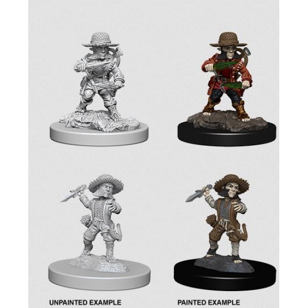 Clearance - Pathfinder - Deep Cuts Unpainted Miniatures: Halfling Male Rogue