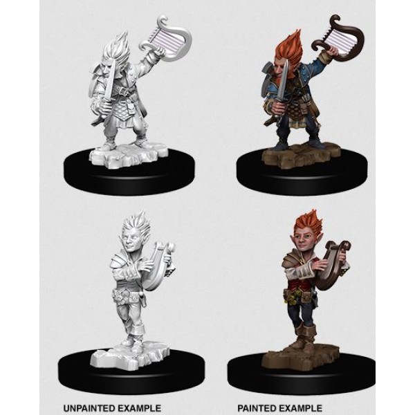 Clearance - Pathfinder - Deep Cuts Unpainted Miniatures: Gnome Male Bard
