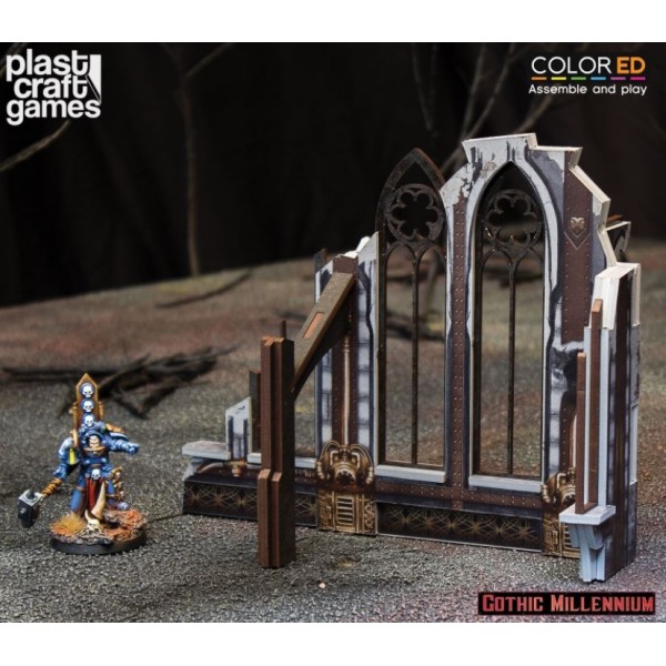 Plast Craft - Gothic Millenium - Ruined side wall