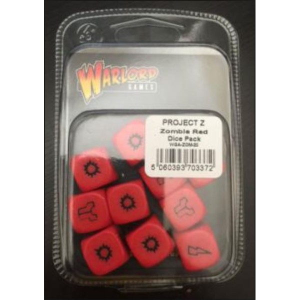 PROJECT Z - The Zombie Miniatures Game - Red Zombie Dice