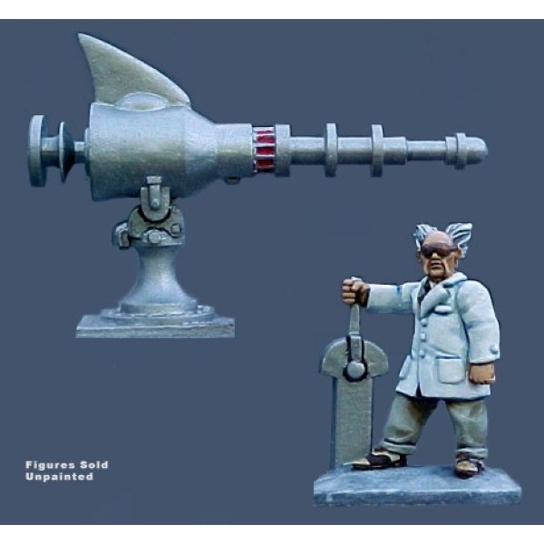 Weird Menace - Pulp Miniatures - Dr Promethius & his Death Ray