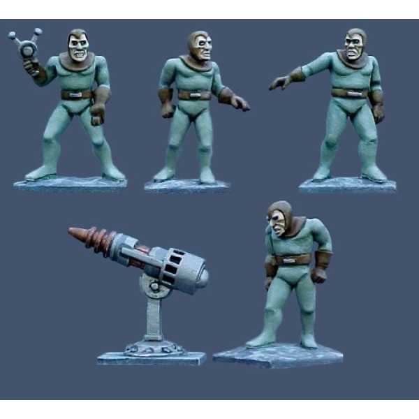 Weird Menace - Pulp Miniatures - Radon Zombies of the Ionosphere 1