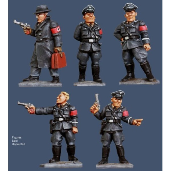 Weird Menace - Pulp Miniatures - Arrogant Gestapo Officers