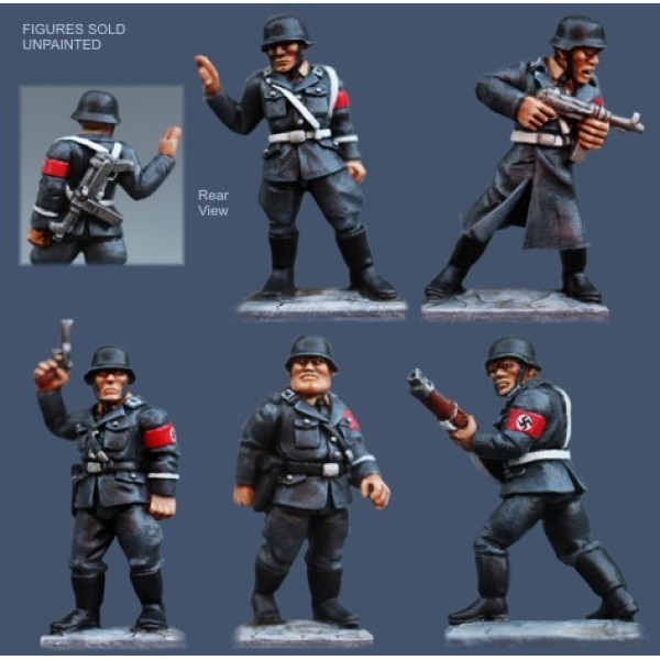 Weird Menace - Pulp Miniatures - Scouring Gestapo Guards