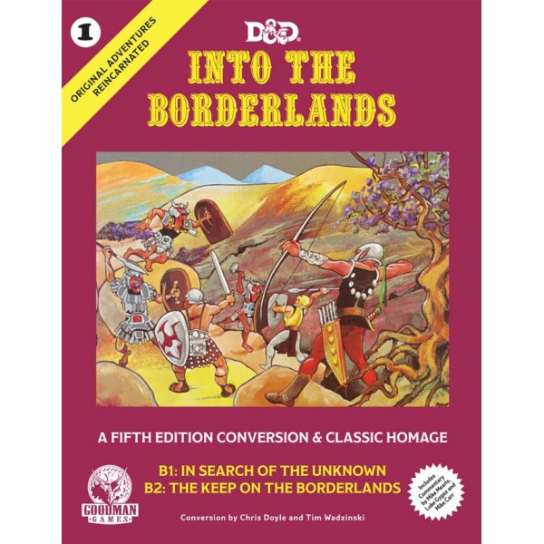 Goodman Games - Fifth Edition Fantasy - Original Adventures #1 Reincarnated - Into the Borderlands