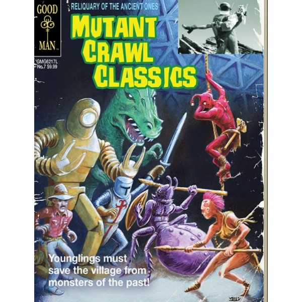 Mutant Crawl Classics - Role Playing Game - #7 Reliquary of the Ancient Ones (Gold Key Cover - Limited)