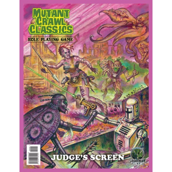 Mutant Crawl Classics - Role Playing Game - #0 Judges Screen