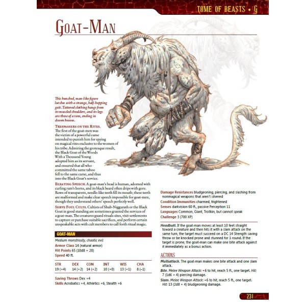 Kobold Press - 5th Edition - Tome of Beasts