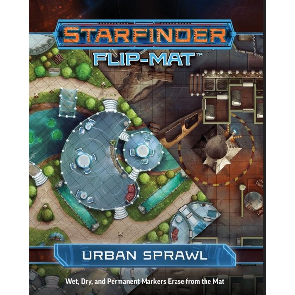 Starfinder RPG - Flip Mat - Urban Sprawl