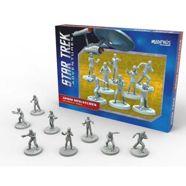 Star Trek Adventures - RPG 32mm Miniatures - Original Series Bridge Crew Boxed Set