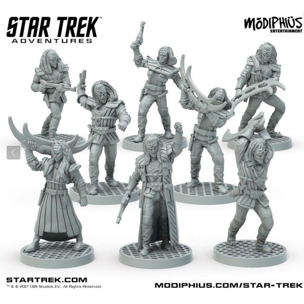 Star Trek Adventures - RPG 32mm Miniatures - Klingon Warband Boxed Set
