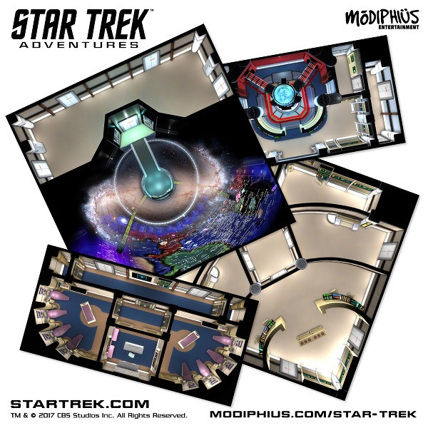 Star Trek Adventures - RPG - Next Generation Starfleet Deck Tiles