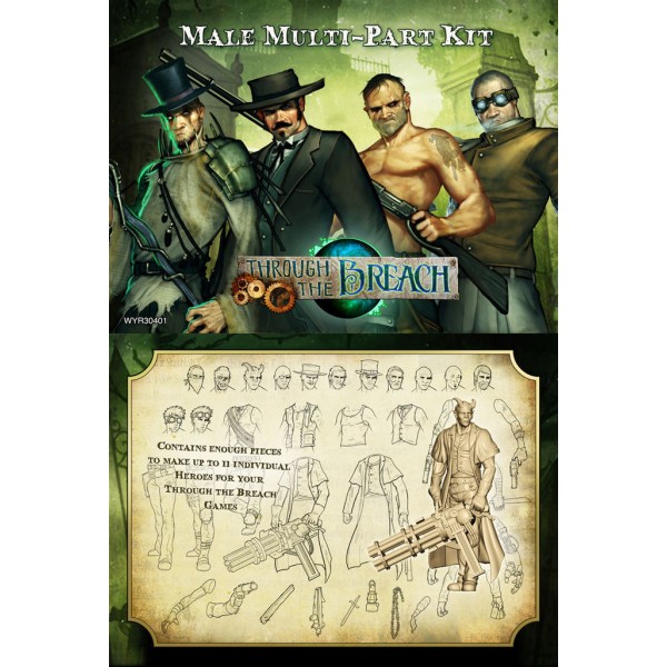 Malifaux - Through the Breach RPG - Male Multi-Part Kit