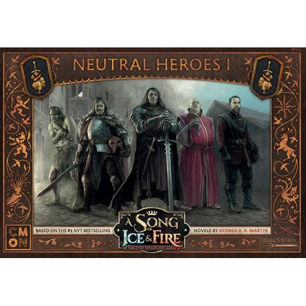 A Song of Ice and Fire - Tabletop Miniatures Game - Neutral Heroes 1
