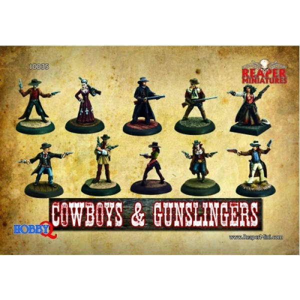 Reaper Miniatures - Boxed Sets: Cowboys & Gunslingers