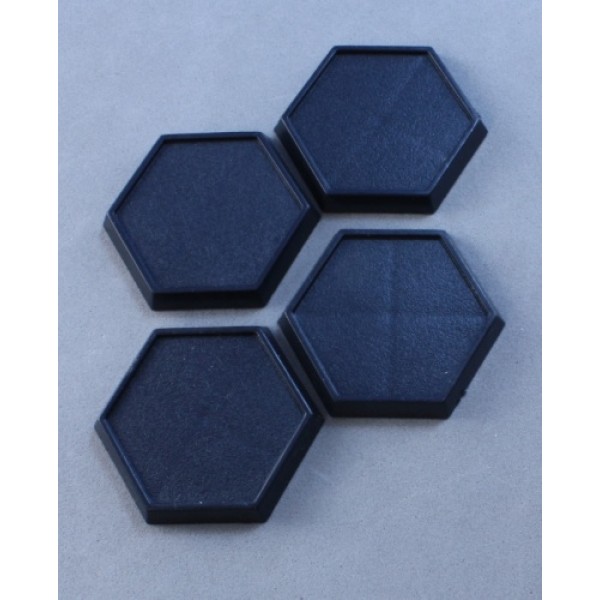 Reaper Bases - 1" Hex Plastic Gaming Base (20)