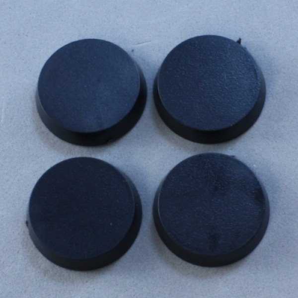 Reaper Bases - 20mm Round Plastic Flat Top Base (25)