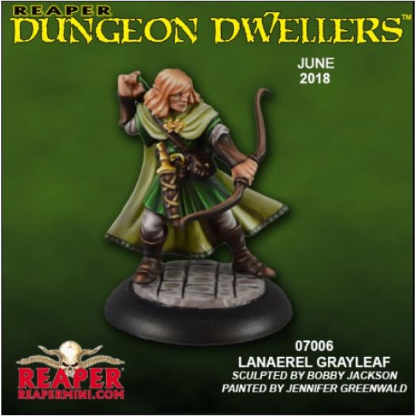 Reaper Dungeon Dwellers - Metal - Lanaerel Grayleaf, Elf Ranger