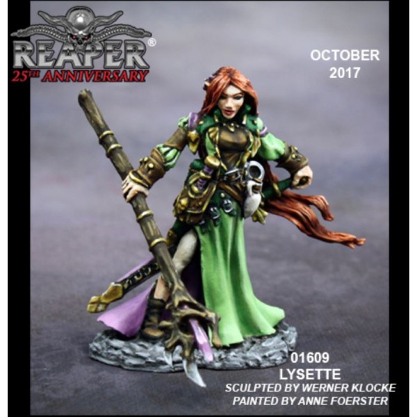 Reaper Silver Anniversary - Dark Heaven Legends - Lysette, Elf Wizard