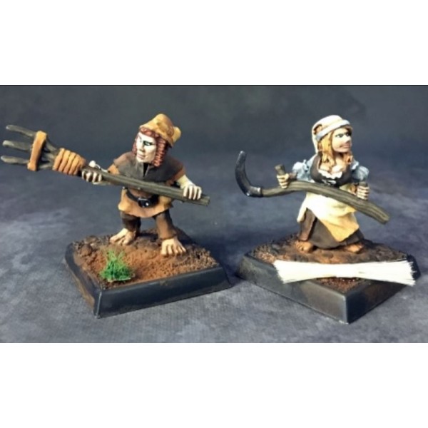 Reaper - Dark Heaven Legends - Halfling Farmers (2)