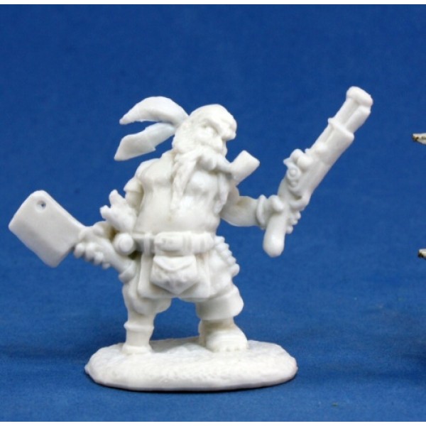 Reaper - Bones - Gruff Grimecleaver Dwarf Pirate