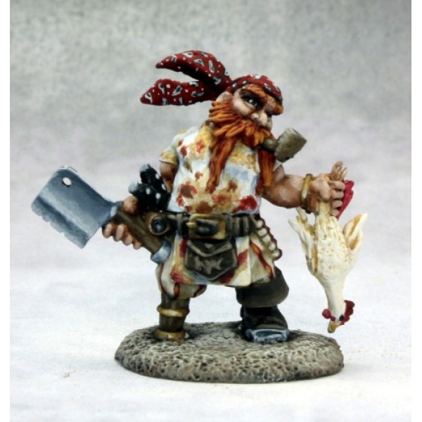 Reaper - Dark Heaven Legends - Gruff Grimecleaver, Dwarf Pirate Cook