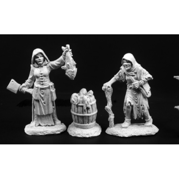 Reaper - Dark Heaven Legends - Townsfolk of Dreadmere: Fishwife & Crone