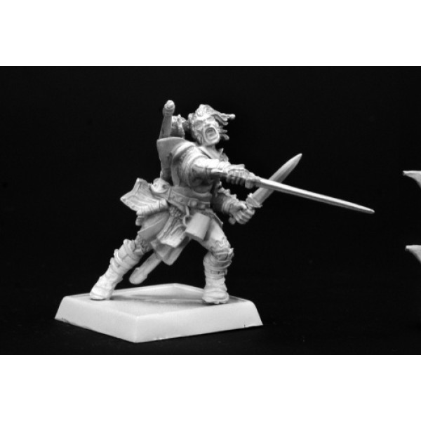 Reaper - Pathfinder Miniatures: Valeros, Iconic Male Human Fighter