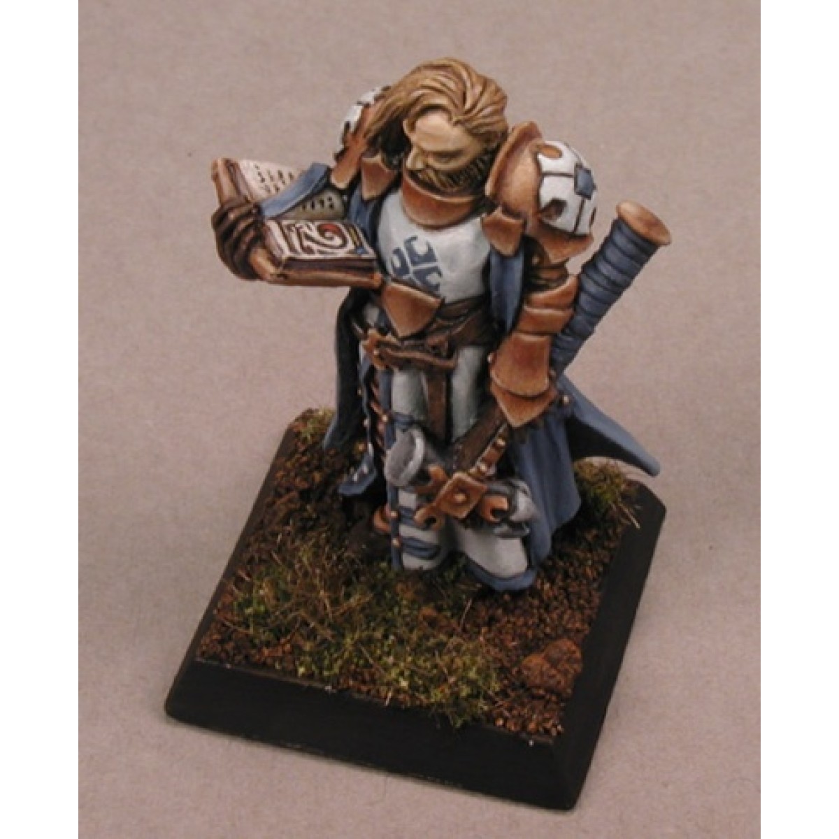 Reaper Halbarand Cleric Miniature - Unpainted Fantasy RPG Figure