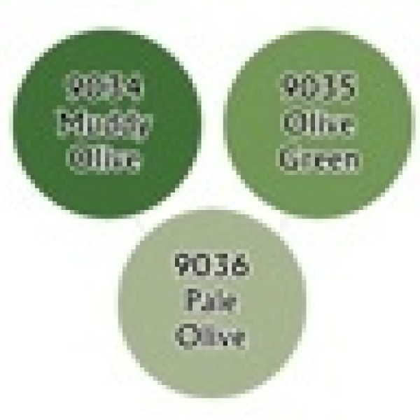 Reaper Master Series Triads: Olive Greens