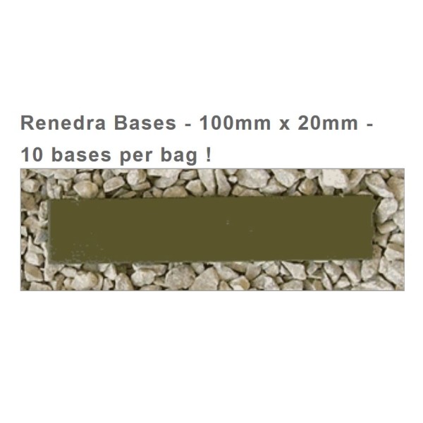 Renedra Bases - 100mm x 20mm (10)