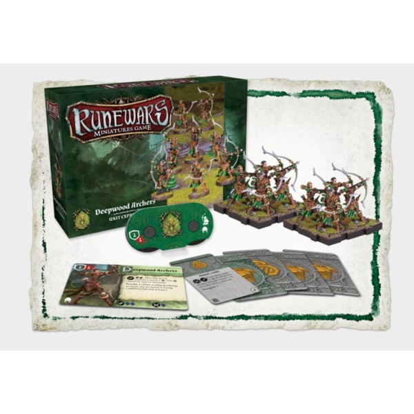 Clearance - Runewars Miniatures - Latari Elves Deepwood Archers Unit Expansion