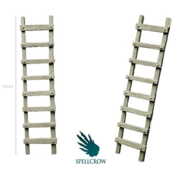 Spellcrow - 28mm Fantasy: Wooden Ladders