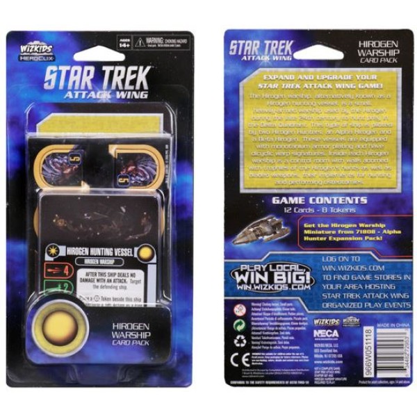 Star Trek - Attack Wing Miniatures Game - Hirogen Warship Card Pack Wave 4
