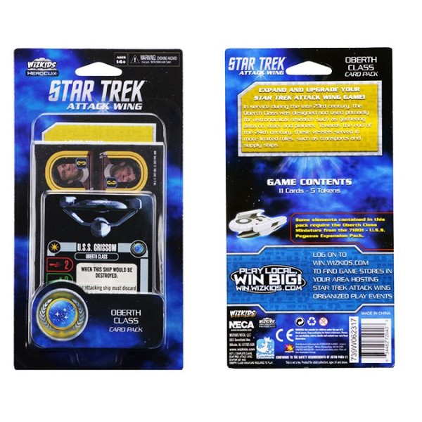 Star Trek - Attack Wing Miniatures Game - Oberth Class Card Pack Wave 1