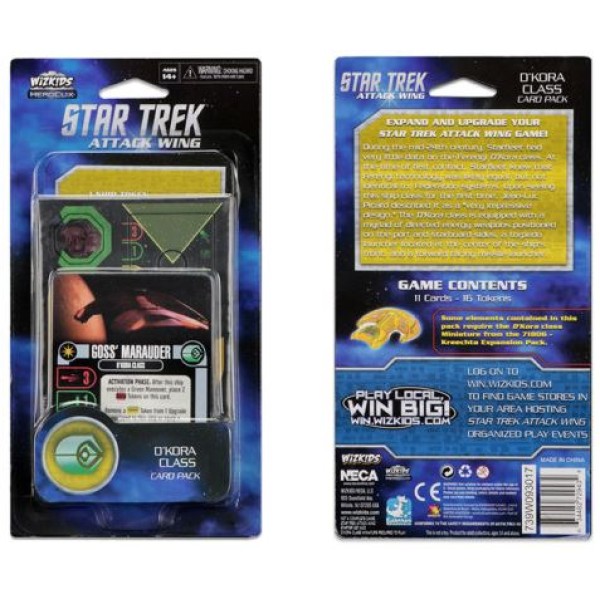 Star Trek - Attack Wing Miniatures Game - D’Kora Class Ship Card Pack Wave 2