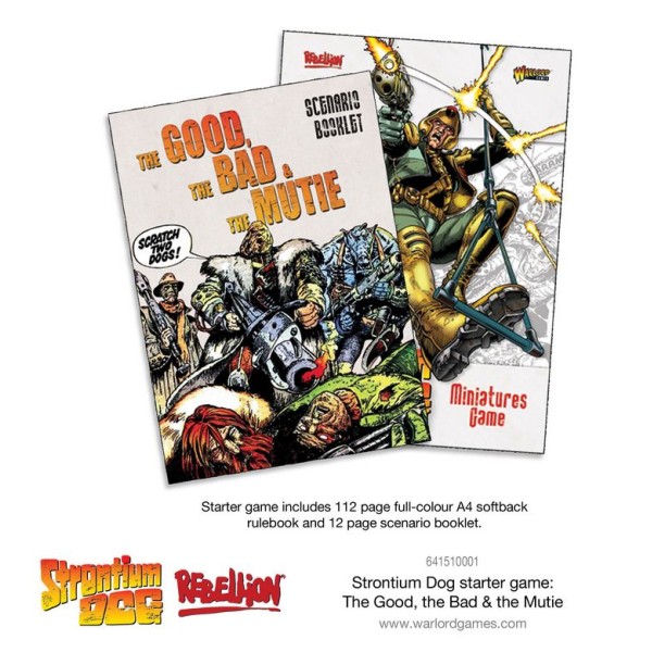 Strontium Dog Miniatures game - 2000AD - The Good the Bad and the Mutie starter game