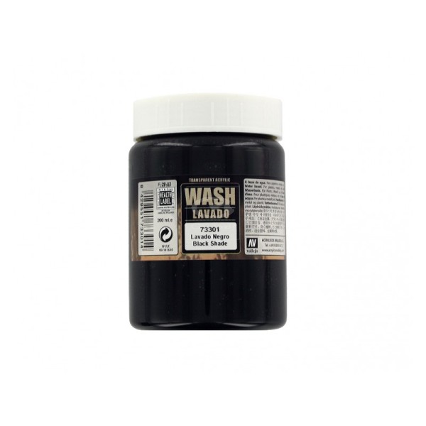 Vallejo - Black Dipping Wash - 200ml