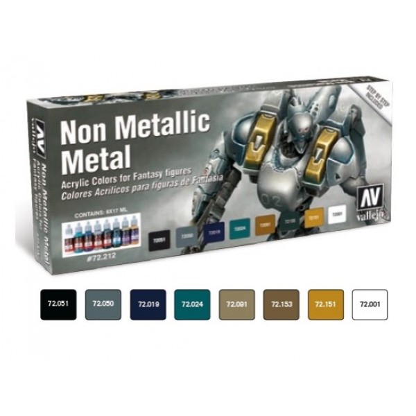 Vallejo - Game Colour - Non-Metallic Metal Special Set