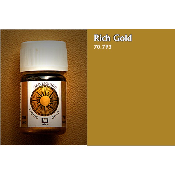 Vallejo Liquid Gold - Rich Gold