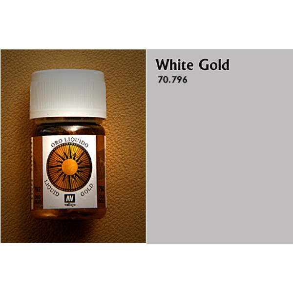 Vallejo Liquid Gold - White Gold